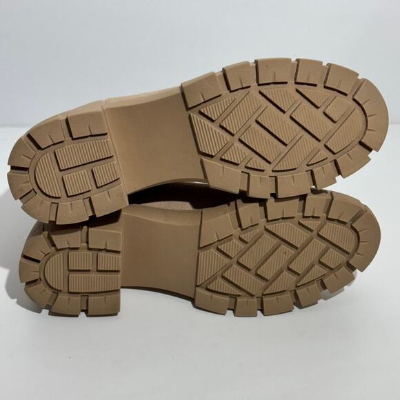 Steve Madden Sand Howler Chelsea Lug Sole Block Heel Ankle Boots Size 8.5 - Picture 12 of 12